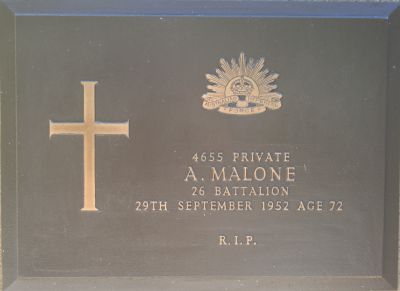 MALONE Arthur 4655