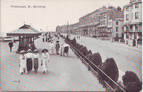 NYMAN Julius 2250A - Postcard from Worthing, England October 1918