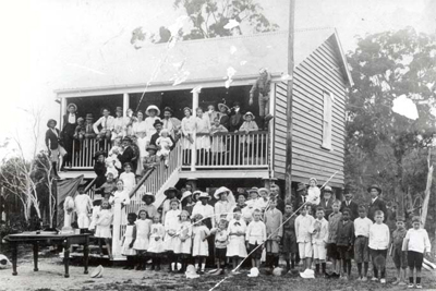 Opening Day Perwillowen Creek Provisional School 15 May 1916